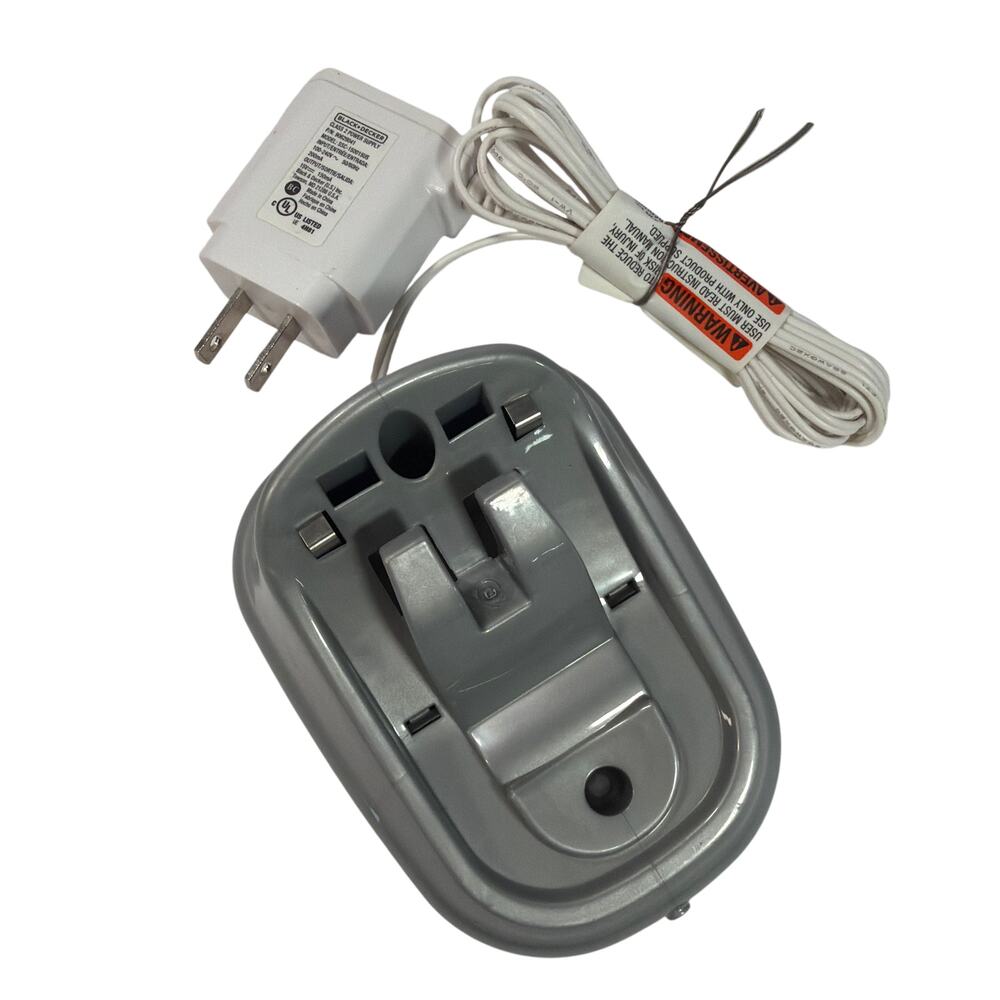 Black+Decker SSC-150015US 15V Power Supply P/N 90629041 w/ Charging Dock Base